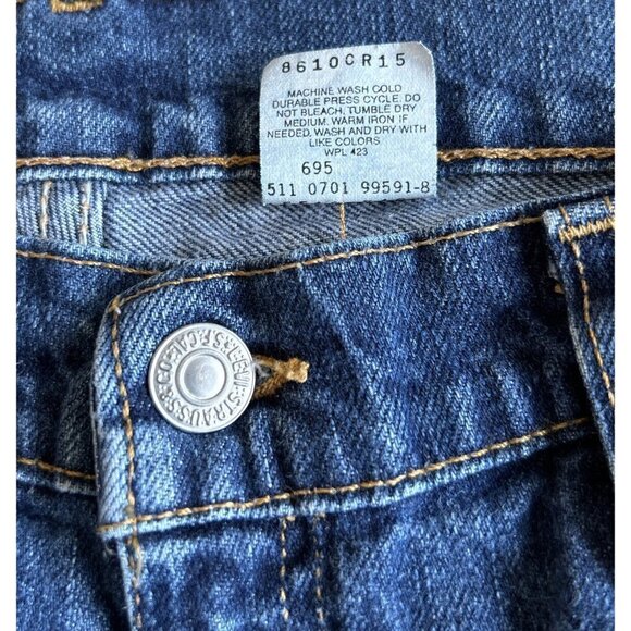 VINTAGE Levis 515 Womens Boot Cut Low Rise Jeans Size 12 S Miss Measures 32x28 - Picture 3 of 6